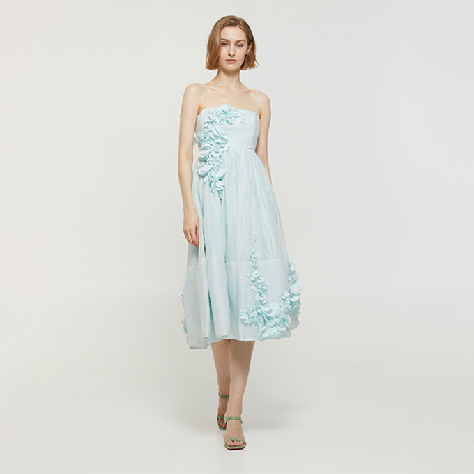 zimmermann vintage lace tiered sheer cami maxi dress